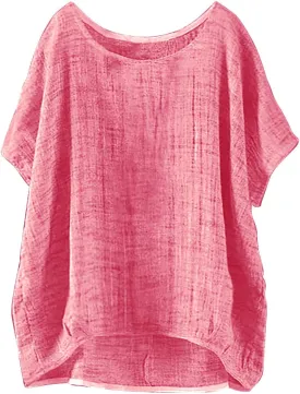 Button Down Shirts for Women V Neck Solid Color Loose Top T Shirt Casual Shirt Solid Color Basic 3/4 Sleeve Tops
