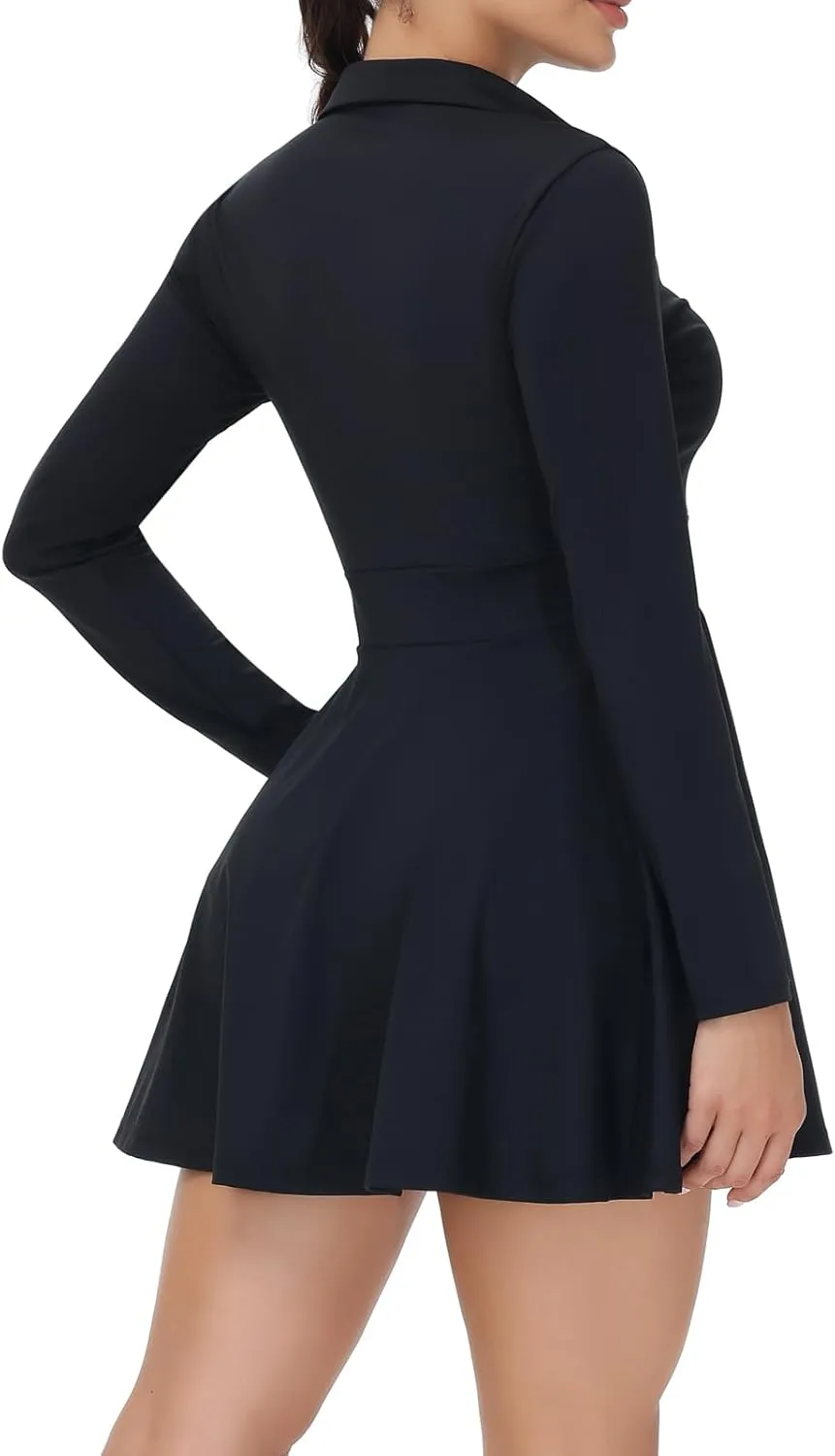 Cute Golf Tennis Dress Workout Athletic Dresses for Women with Shorts Pockets 2 Piece Sets Outfits Summer Clothes
