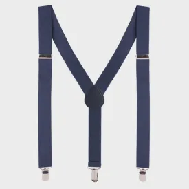 Designer Kidz - Bradley Boys Suspenders - Navy