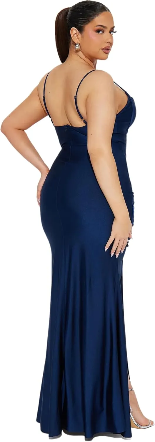FairyLove Womens Sexy Bridesmaid Formal Evening Gown Dresses Wedding Guest Dress