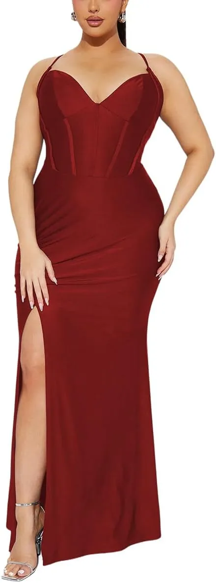 FairyLove Womens Sexy Bridesmaid Formal Evening Gown Dresses Wedding Guest Dress