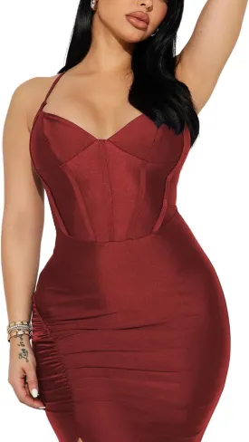 FairyLove Womens Sexy Bridesmaid Formal Evening Gown Dresses Wedding Guest Dress