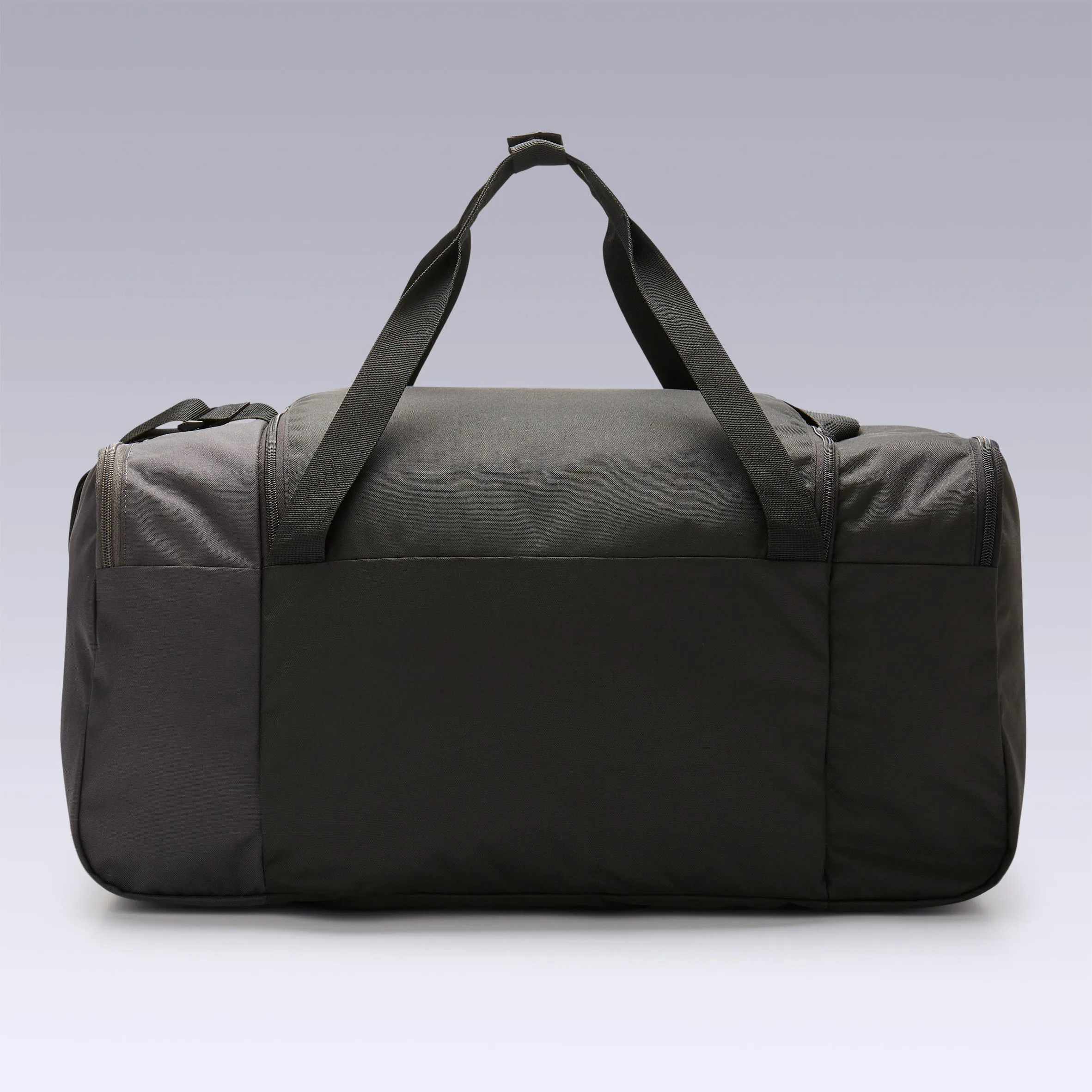 Football sports bag Hardcase 45l black KIPSTA, black/charcoal gray