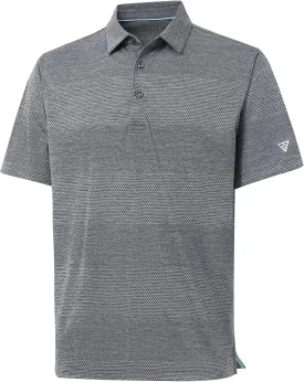 M MAELREG Golf Shirts for Men Heather Jacquard Performance Lightweight Moisture Wicking Active Casual Mens Polo Shirts
