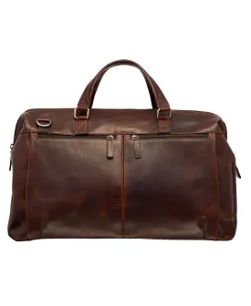Mancini Men's Hand Luggage Sports Bag, Brown
