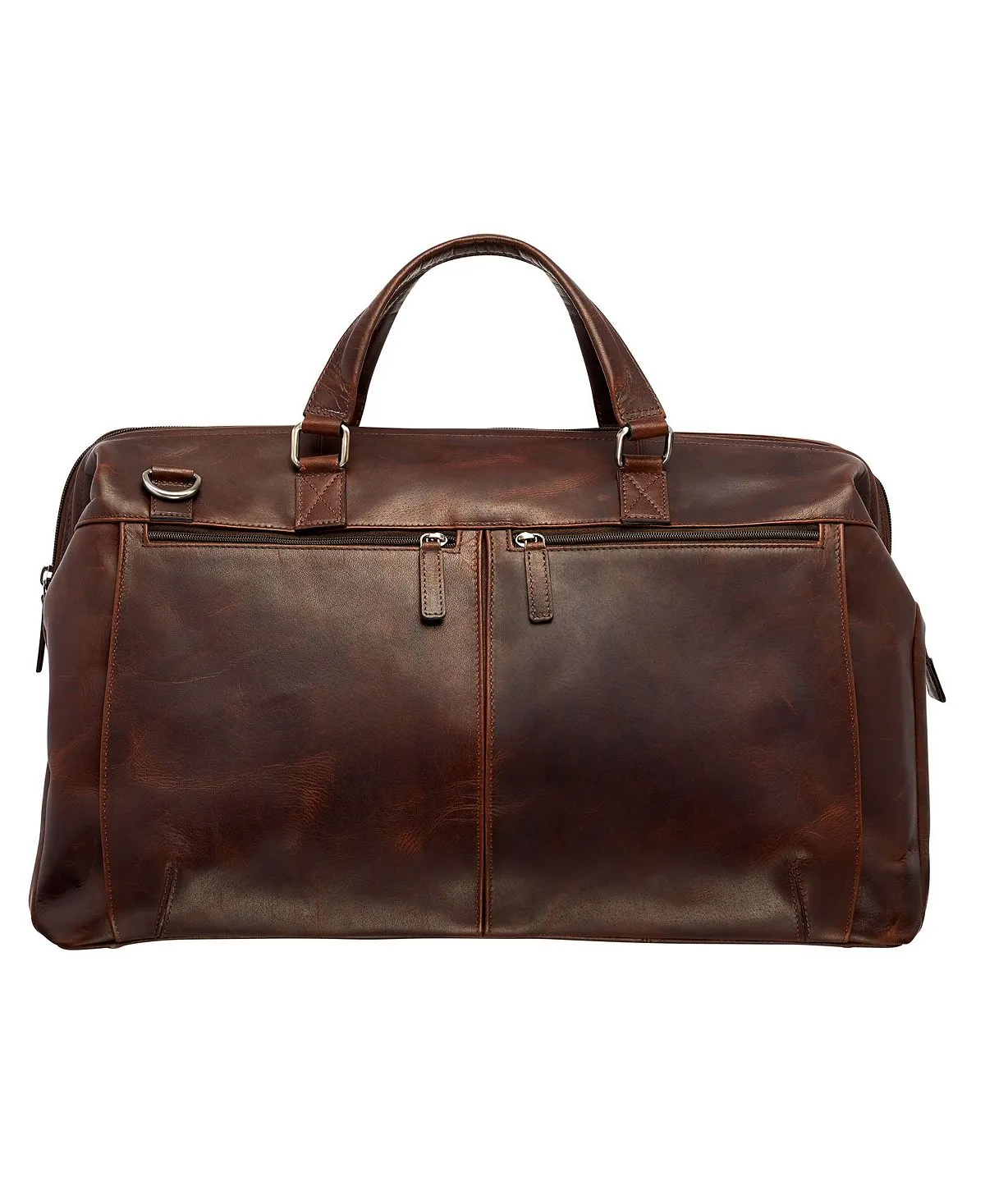Mancini Men's Hand Luggage Sports Bag, Brown