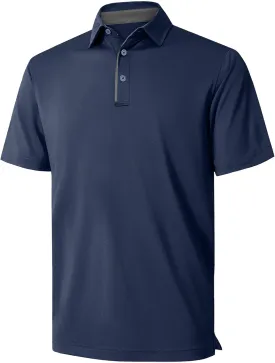 NIASHOT Mens Polo Shirt Short Sleeve Golf Sports Casual Tee