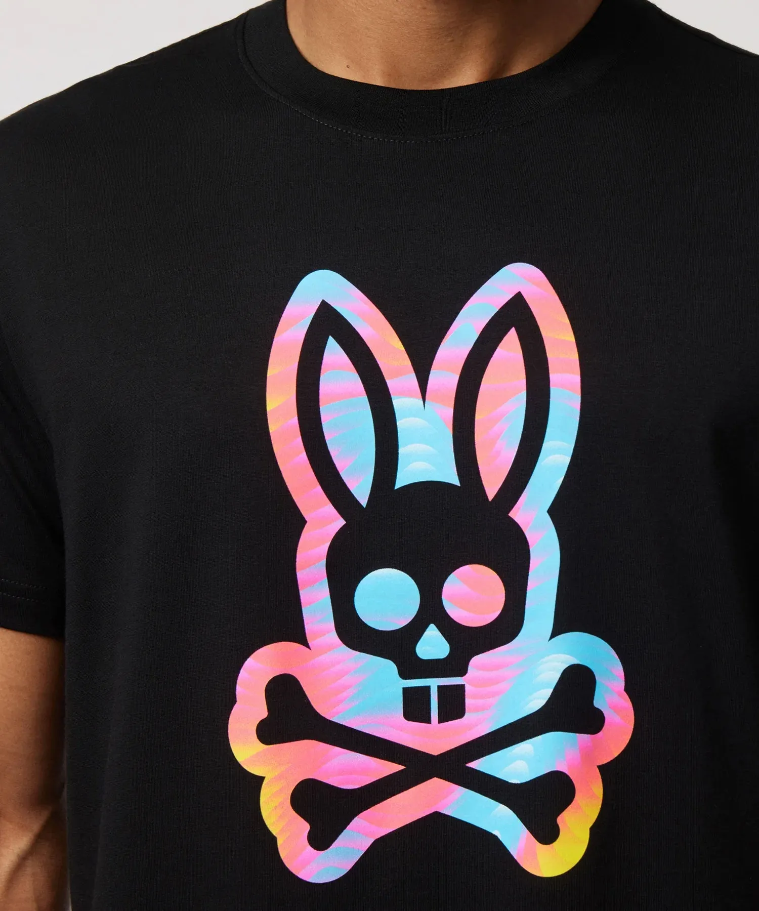 Psycho Bunny Montgomery Graphic Tee - Black