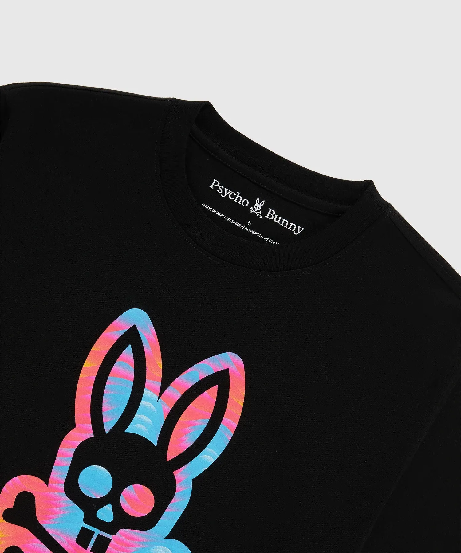 Psycho Bunny Montgomery Graphic Tee - Black