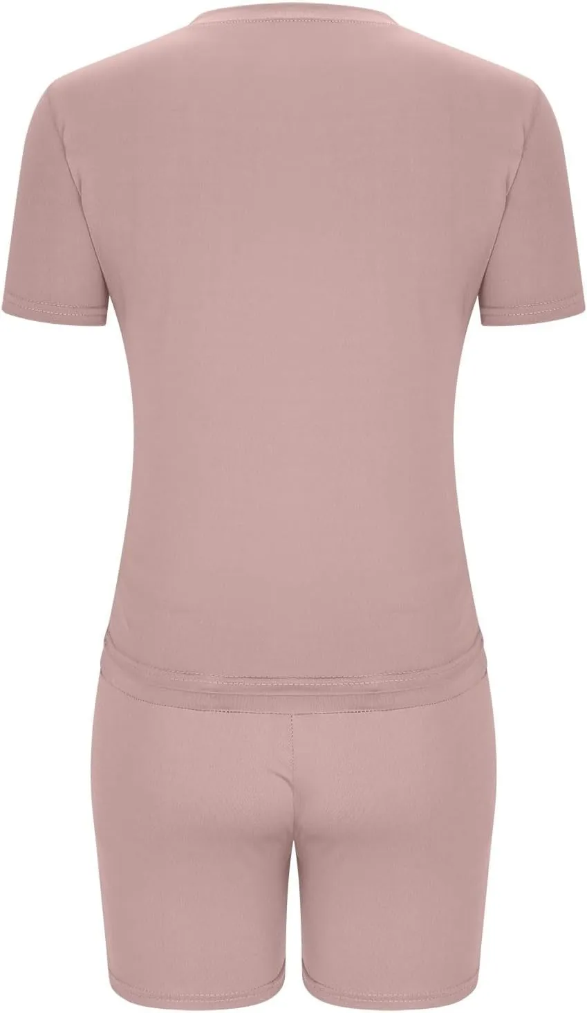 Ruziyoog Womens 2 Piece Lounge Sets Casual Summer Workout Short Matching Clothing Sets Going Out Two Piece Outfits Yoga Gym