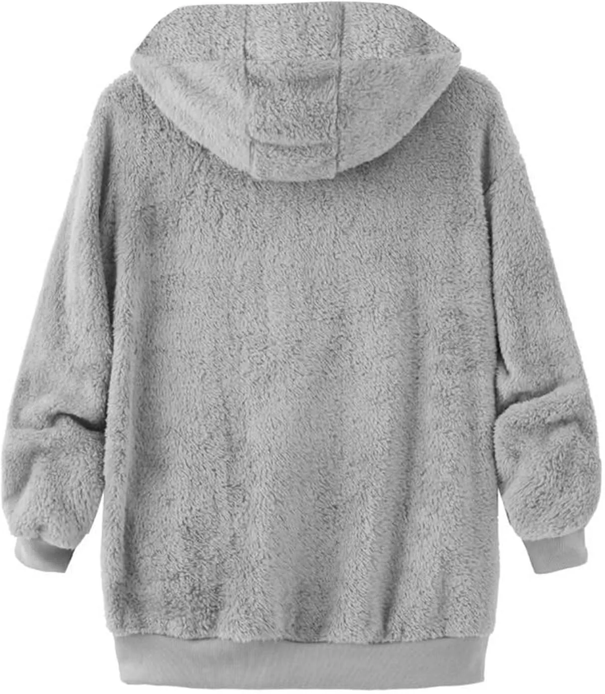Sherpa Hoodies for Women 2024 Fashion Winter Jackets Shaggy Fuzzy Fleece Jackets Warm Soft Teddy Coats Outerwear
