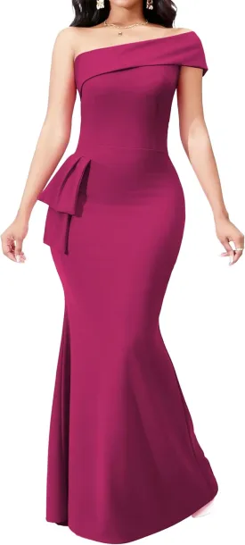 Women Evening Dress Bodycon Long Maxi Dresses Sexy Floor Length Mermaid Dress