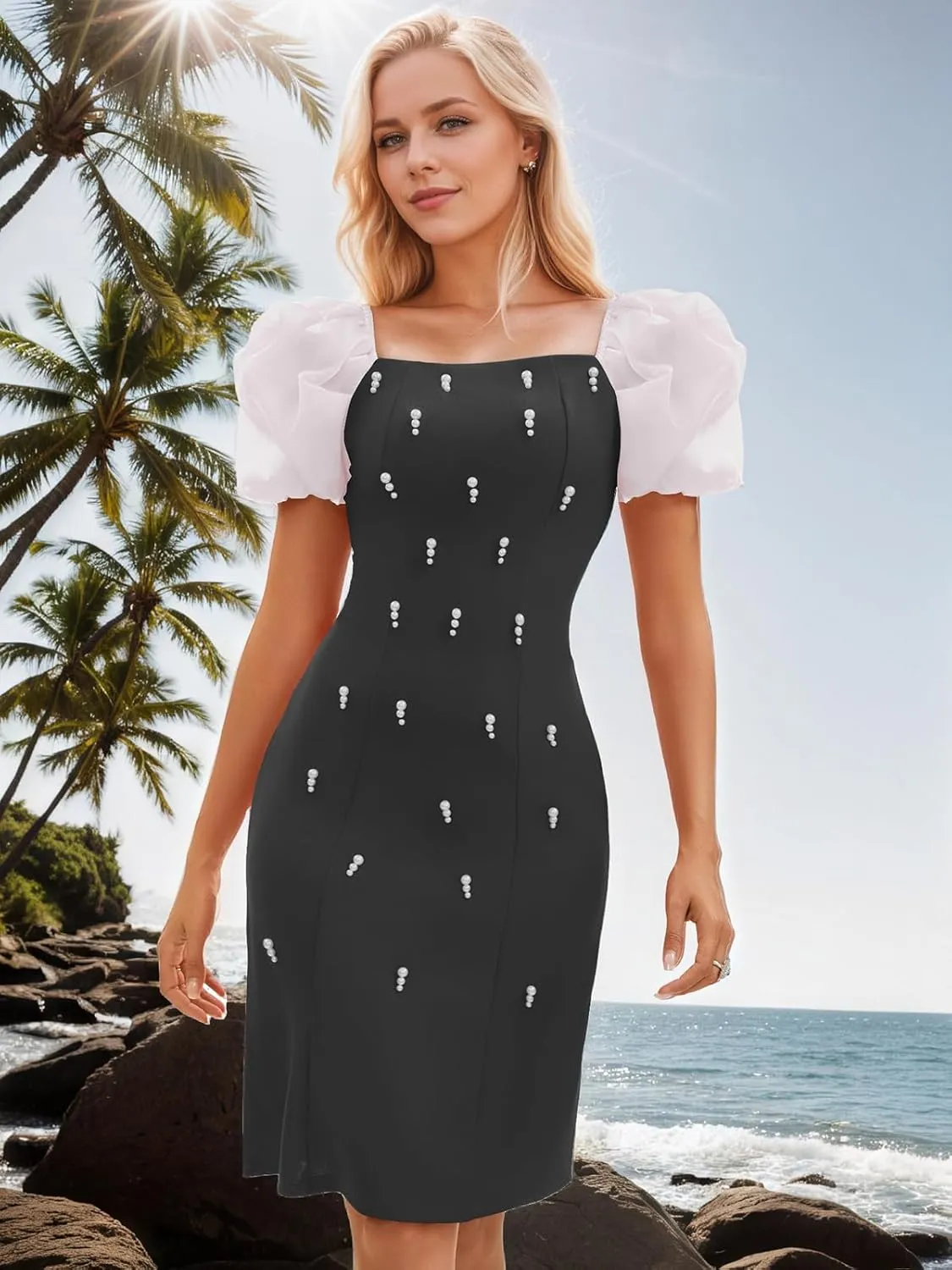 Women's Summer Club & Night Out Dresses Elegant Evening Party Cocktail Sexy Ruched Prom Wedding Guest Maxi Dress