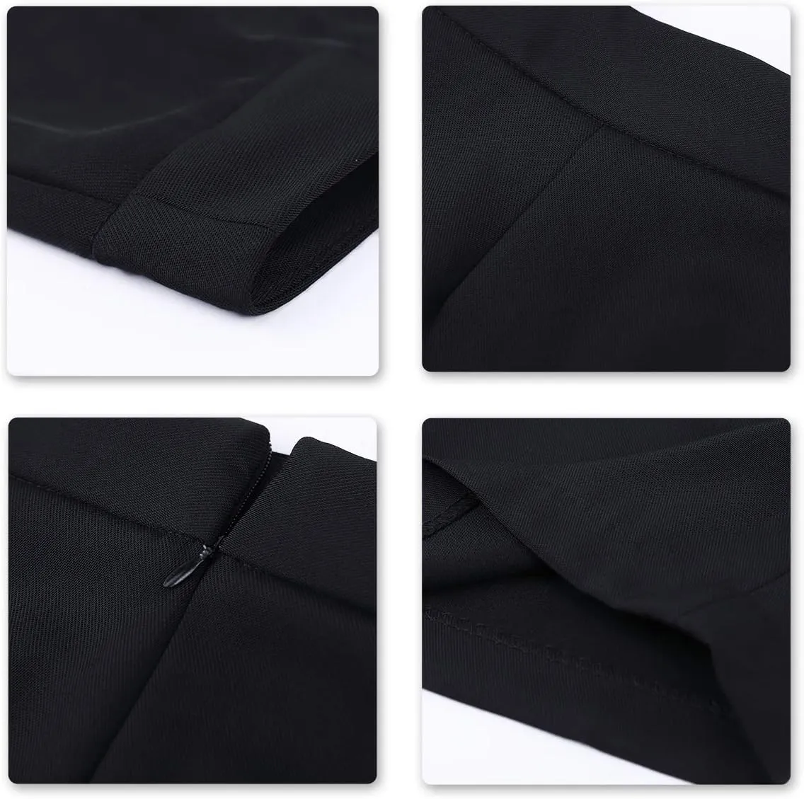 YUNCLOS Women's 2 Piece Business Skirt Suit Set Office Lady Slim Fit Blazer and Skirt